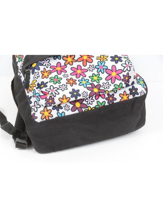 Vans Off The Wall Realm Backpack Black Wildflower Funky Floral Print School Bag main image 5
